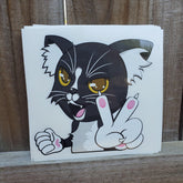 Oreo Cat Vinyl Decal